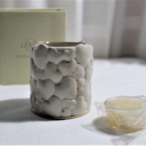 Lenox Hearts Small Votive, Candle Included,  NIB